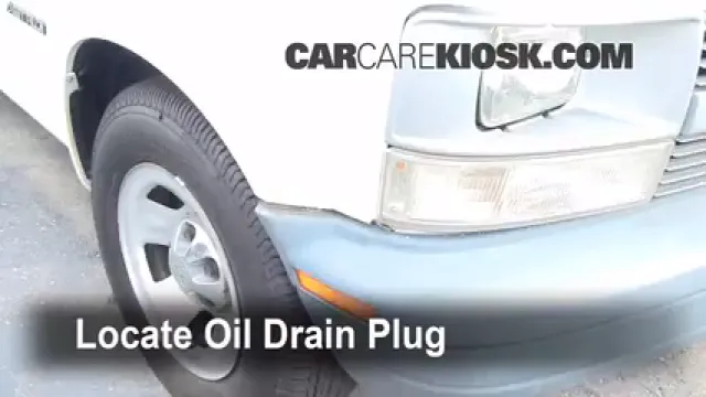 2001 Chevrolet Astro 4.3L V6 Extended Cargo Van Oil Change Oil and Oil Filter